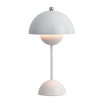 Bordslampa Nordisk Dansk Blomknopp Bordslampa (Laddningsbar) White