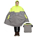 UUSI Kevyt pyöräilysade Poncho Bike -hupullinen sadetakki Rain