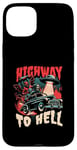 Coque pour iPhone 15 Plus Highway to Hell - Bold Urban Graffiti Esthétique