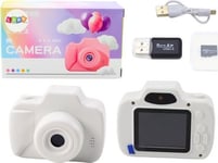 Leantoys Kamera För Barn Fotoinspelning Spel Minneskort 64 Gb Vit