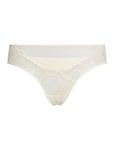 Calvin Klein Womens CK Bikini Style Brief - Ivory Polyamide - Size Medium