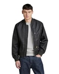 G-STAR RAW Men's Deck Bomber Jacket, Black (dk black D24754-C143-6484), L