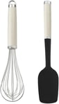 KitchenAid KQG463OHACE 2pc Baking Set Almond Cream Silicone spatula whisk BoxDD