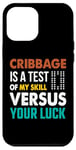 Coque pour iPhone 12 Pro Max Cribbage Lover Cribbage Jeu de société Champion Cribbage