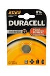 Duracell CR2025 batteri, Long Power Lasting, 3V Lithium, 5 st