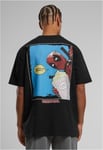 Urban Classics Deadpool Salty Popcorn Heavy Oversize Tee (black,4XL)