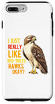 Coque pour iPhone 7 Plus/8 Plus Faucon à queue rouge Chickenhawk Harlan's Hawk Buteo Jamaicensis