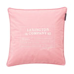 Lexington Logo Organic Cotton Canvas putetrekk 50x50 cm Pik