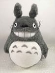 PELUCHE (PLUSH) MON VOISIN TOTORO - ACRYLIQUE TOTORO GRIS SOURIANT (M 28CM) NEW