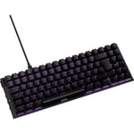 NZXT Function Mini TKL Clavier mécanique Gamer pour PC - Éclairant - Switches RGB linéaires - Switches compatibles MX - Switches remplaçables à Chaud - Clavier Gamer Mecanique DE (QWERTZ) Noir