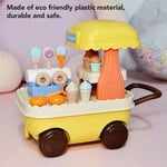 Ice Cream Cart Toy Mini Plastic Rolling Cute Educational Sweet Treats Cart Toy