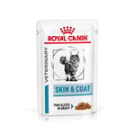 Royal Canin Veterinary Feline Skin & Coat i sås - 48 x 85 g