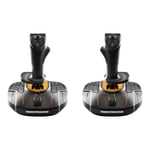 ThrustMaster T.16000M FCS Space Sim Duo - joystick - kabelansluten