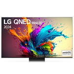 LG TV QNED MiniLED 4K 2024 | 75QNED91T | 75'' (189 cm) | QNED | Processeur α8 AI 4K | Alexa