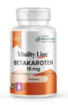 Vitality Line Betakaroten 15 Mg 120 Kapsler