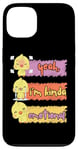 Coque pour iPhone 13 Yeah I'm Kinda Emotional Duck Kids Funny Emotional Chicken