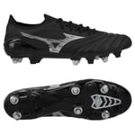 Mizuno Morelia Neo Iv Beta Elite Sg Unlimited Black - Svart/silver/svart - Soft Ground (Sg), storlek 38