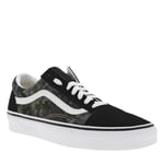 Baskets Vans tennis en cuir de vachette camouflage à semelle plate et à lacets plats