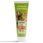 VETOCANIS - Dentifrice pour Chien et Chat - Soin Dentaire Triple Action - Tartre, Gencives Saines - A L'Extrait de Calendula - Fabriqué en France