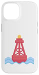 Coque pour iPhone 14 Bouée nautique amusante pour les plaisanciers – Capitaines de bateau