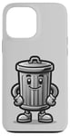 iPhone 13 Pro Max Garbage Trash Can Cartoon Character Design Case