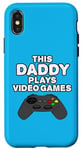 Coque pour iPhone X/XS Ce papa joue aux jeux vidéo