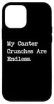 Coque pour iPhone 12 mini My Canter Crunches Are Endless Funny Equestrian Snack Humour