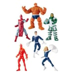 Actionfigurer Hasbro Marvel Legends Fantastic Four Vintage 6 Delar