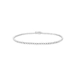 Georg Jensen Signature Diamonds Tennisarmband Slim Vitguld