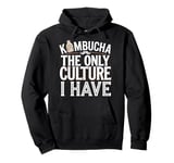 Kombucha Tea Fermentation Probiotic Culture Healthy Kombucha Pullover Hoodie