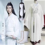 Anime Mo Dao Zu Shi Lan Wangji Cosplay-asu-tv-sarja Kesyttämättömät Halloween-jouluasut naisille Miesten pitkät peruukkikengät