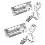 2x Batterie pour Nintendo Wii manette, Remote Plus 400mAh