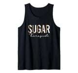 Vintage Sugar Therapist Sugarist Wax Specialist Esthetician Tank Top