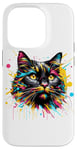 iPhone 14 Pro Splash Art York Chocolate Cat Case