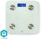 Nedis SmartLife Wi-Fi Smart Personal Scale - våg med app