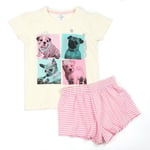 Minikidz Girls Wish Upon A Star Puppies Pyjama Set - 7-8 Years