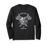 Bruce Lee Silver Dragon Face Legacy Long Sleeve T-Shirt