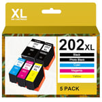 Coloran 202 XL 202XL Compatible Cartouche pour Epson 202 XL pour Epson XP 6105 pour Expression Premium XP-6100 XP-6000 XP-6005 Pack (Noir, Cyan, Magenta, Jaune, Noir Photo)