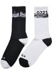 Urban Classics Major City 0221 Socks 2-Pack (black/white,39-42)