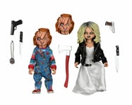 NECA Bride of Chucky Chucky & Tiffany Clothed Figures 2 Pack