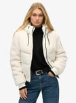 Superdry Everest Bomber Hybrid Jacket, Off White