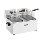 Royal Catering Fritös - 2 x 8 l sammanlagt / 4 olja- EGO-termostat