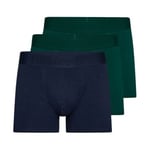 Resteröds Kalsonger 3P Organic Cotton Boxer Regular Leg Flerfärgad-2 ekologisk bomull Medium Herr