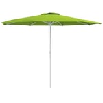 Outsunny Parasol de jardin extérieur parasol droit octogonal Ø 3 m, 2 hauteurs réglables, toile polyester haute densité 180 g/m², métal, vert