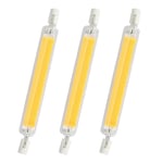 YDHNB 118mm R7S Ampoule LED, 20W Dimmable COB Filament Linéaire 360 Degrés J118 Lampe Projecteur 2000LM équivalent Ampoule Halogène 200W pour Applique Murale/Lampadaire,Natural White 3pcs,220V