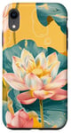 Coque pour iPhone XR Jaune Pop Art Imprimé Animal Fleur Lotus Éléments Célestes