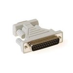 Microconnect - Db9-db25 m/f db9 db25 Blanc - Adaptateur pour câble (db9, db25, mâle/Femelle Blanc