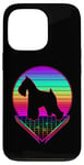 iPhone 13 Pro Miniature Schnauzer Retro Vintage 80s Funny Dog Lover Case