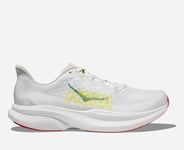 HOKA Mach 6 Chaussures pour Homme en White/Nimbus Cloud Taille 46 2/3 | Route