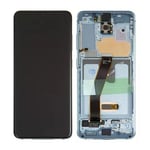 Samsung Galaxy S20 4G/5G (G980/G981) Skärm med LCD Display Original - Vit